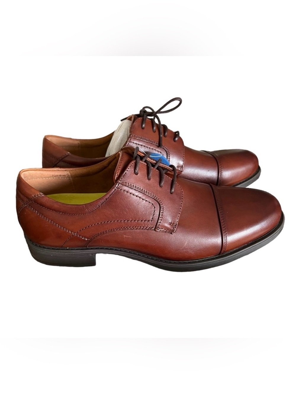 Florsheim Midtown Cap Toe Oxford Cognac Leather Men’s Sz 8 NWOB Old Money